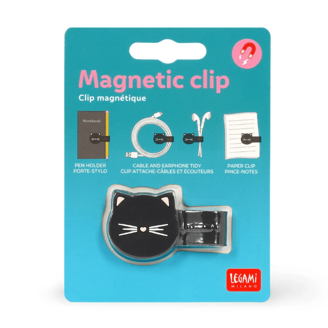 Clip magnético Legami Gato - Papelaria Encantada