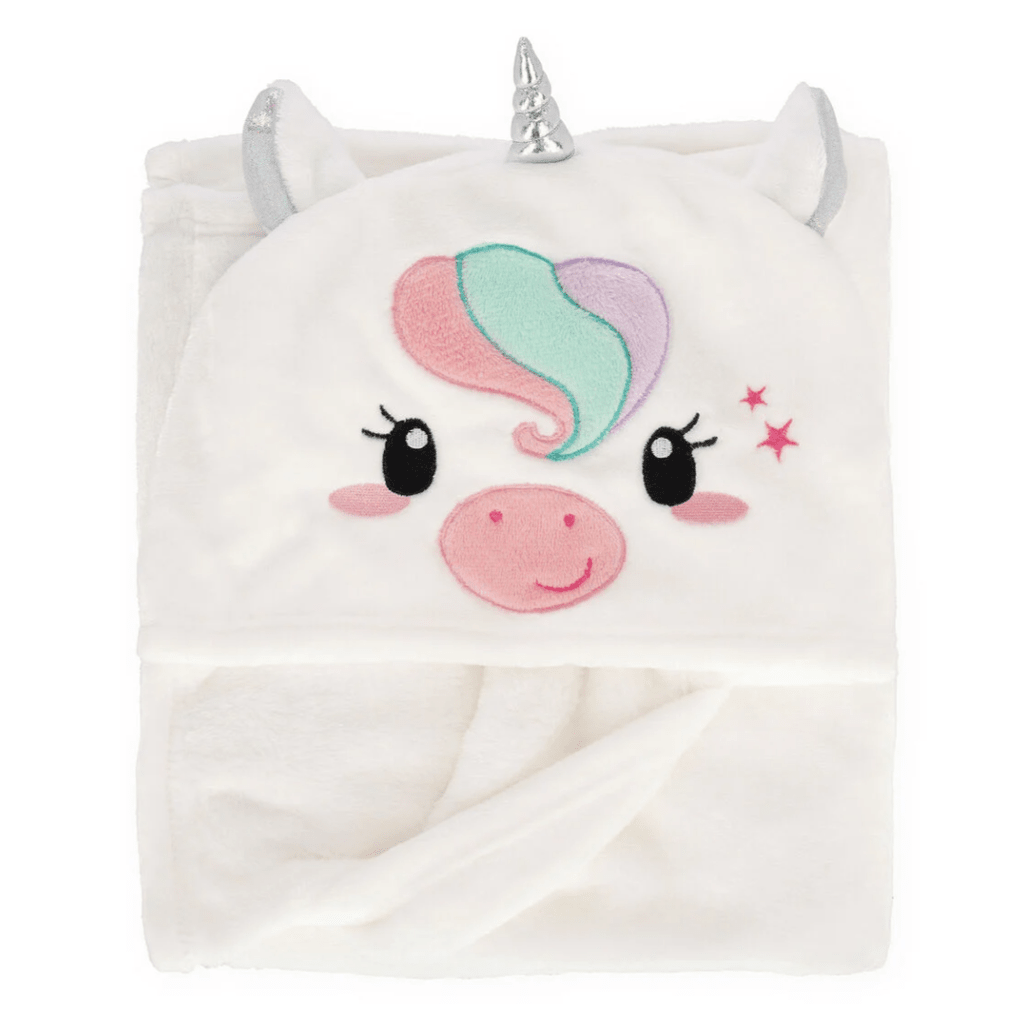 Cobertor com capuz unicórnio - Cosy Hugs Legami - Papelaria Encantada