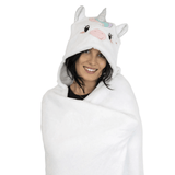 Cobertor com capuz unicórnio - Cosy Hugs Legami - Papelaria Encantada