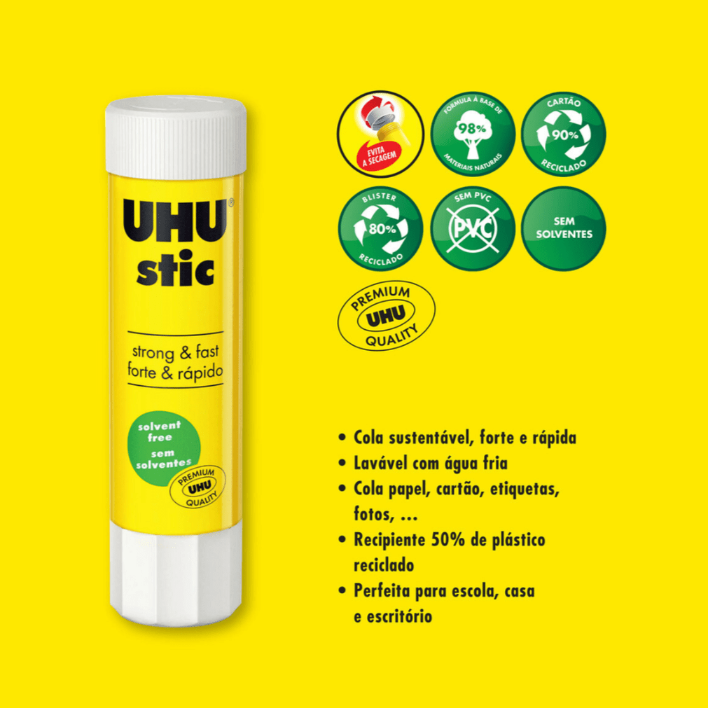 Cola UHU stic 8.2g - Papelaria Encantada