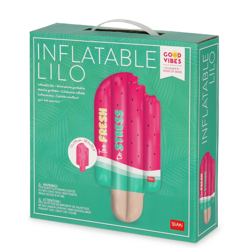 Colchão inflável Watermenlon Legami - Papelaria Encantada