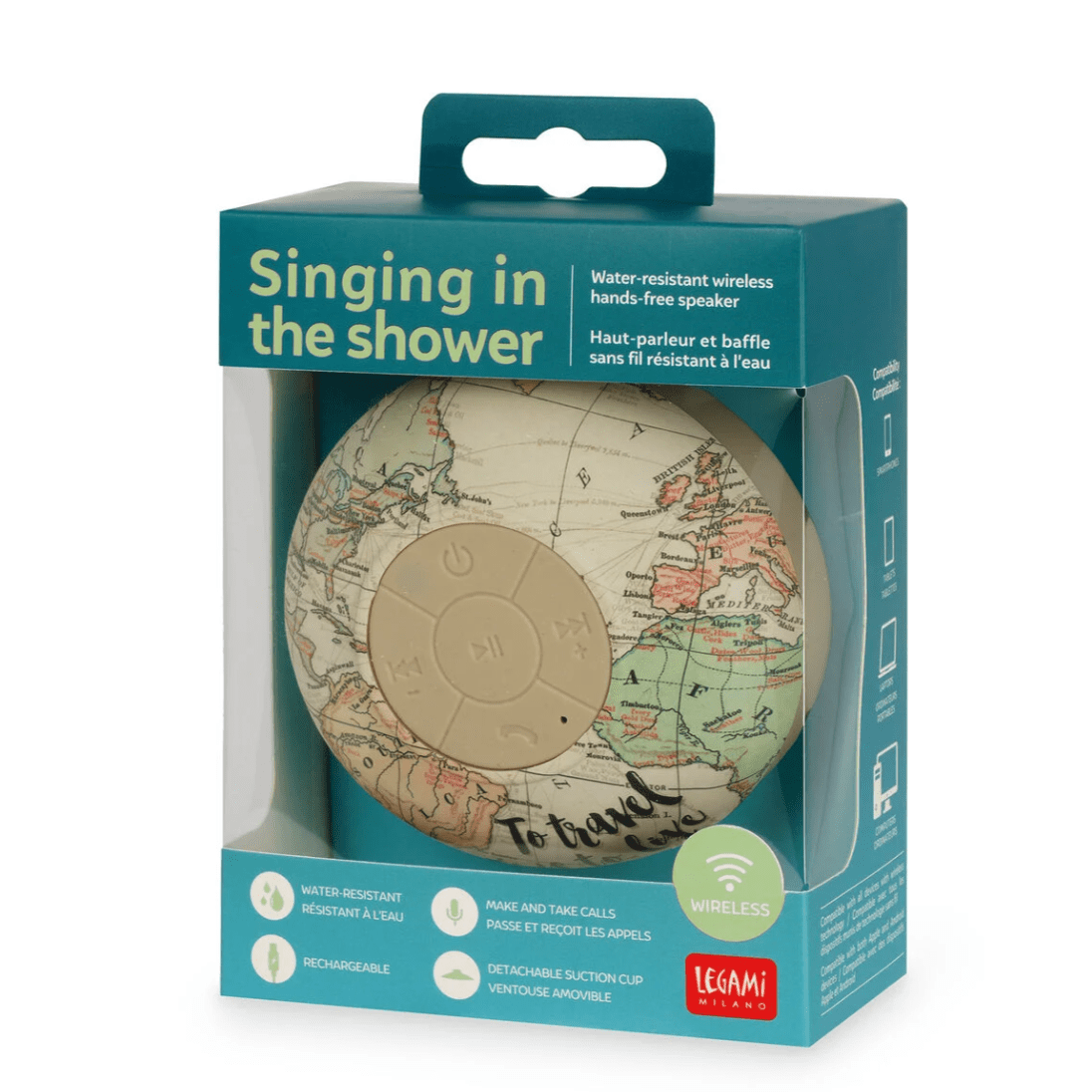 Coluna de som Travel - Legami - Papelaria Encantada