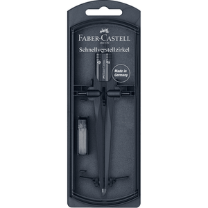 Compasso Faber - Castell Stream 2025 Azul Escuro - Papelaria Encantada