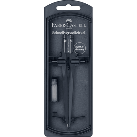 Compasso Faber - Castell Stream 2025 Azul Escuro - Papelaria Encantada
