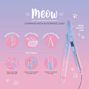 Compasso Legami Gato - Papelaria Encantada