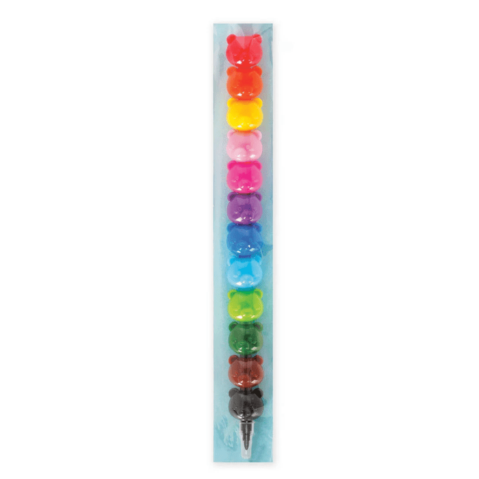 Conjunto 12 lápis de cera empilháveis Dream in Colour Ursinho Legami - Papelaria Encantada