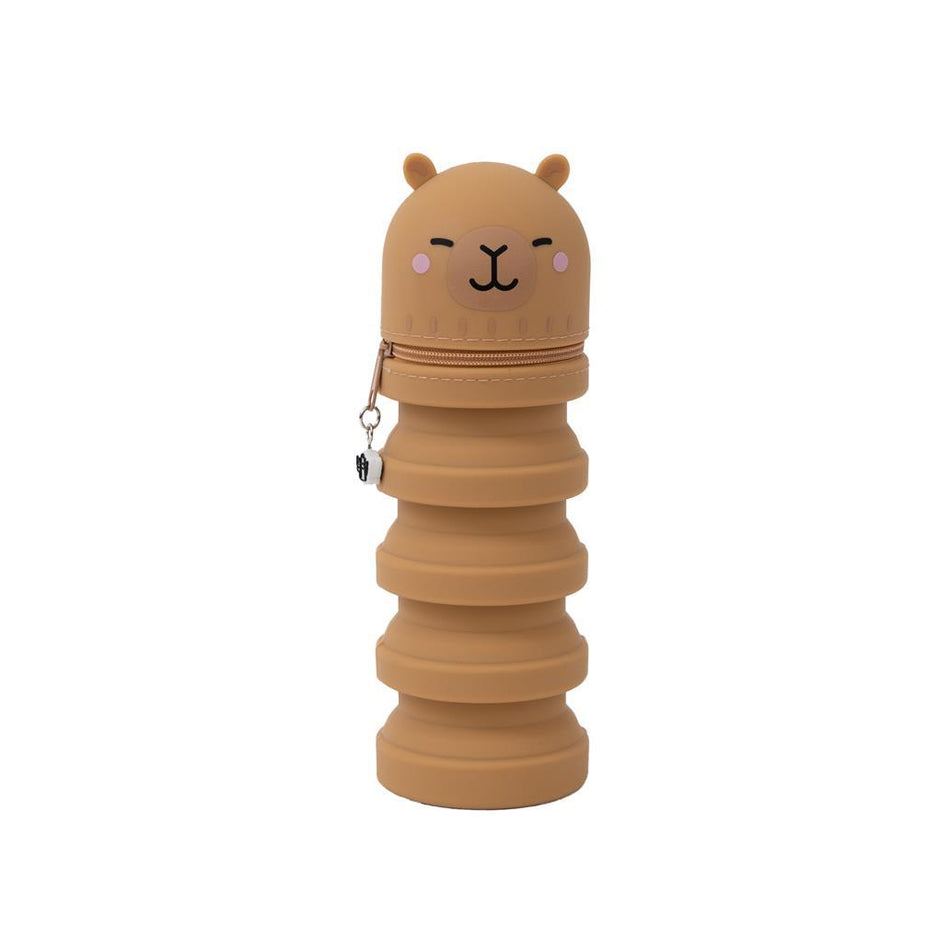 Conjunto 6 canetas apagáveis Bo - Bo + estojo de silicone Capivara Mr.wonderful - Papelaria Encantada