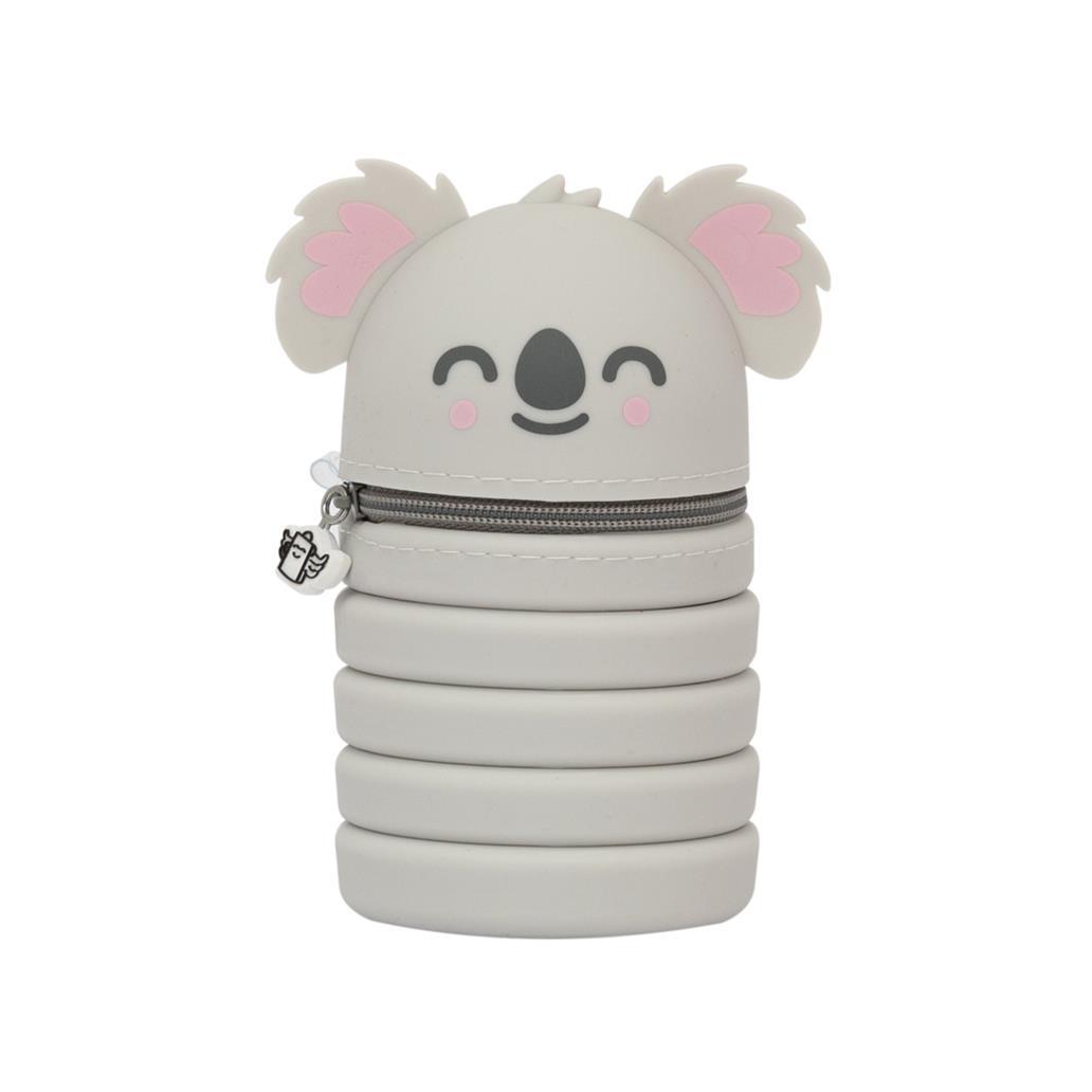 Conjunto 6 canetas apagáveis bo - bo + Estojo Extensível koala Mr Wonderful - Papelaria Encantada