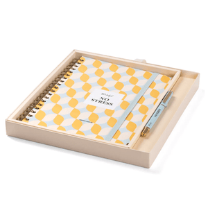 Conjunto Agenda 25-26 + Caneta - No Stress Mr. Wonderful - Papelaria Encantada