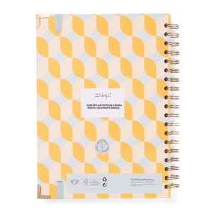 Conjunto Agenda 25-26 + Caneta - No Stress Mr. Wonderful - Papelaria Encantada