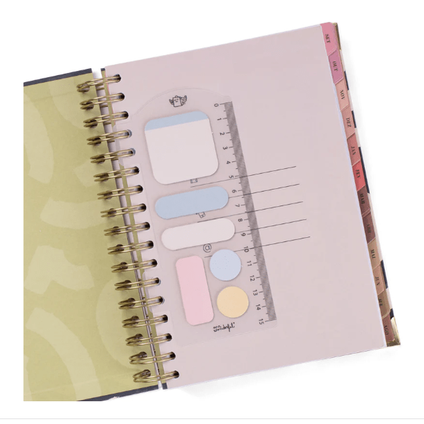 Conjunto Agenda 25-26 + Caneta - Tudo Perfeito - Papelaria Encantada