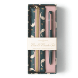 Conjunto Caneta e Estojo Teal Moon – DesignWorks Ink - Papelaria Encantada