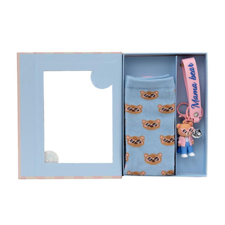 Conjunto com Meias + Porta - chaves - Mama bear - Mr Wonderful - Papelaria Encantada