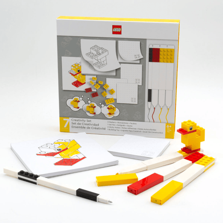 Conjunto Creatividade Lego 7 artigos - Papelaria Encantada