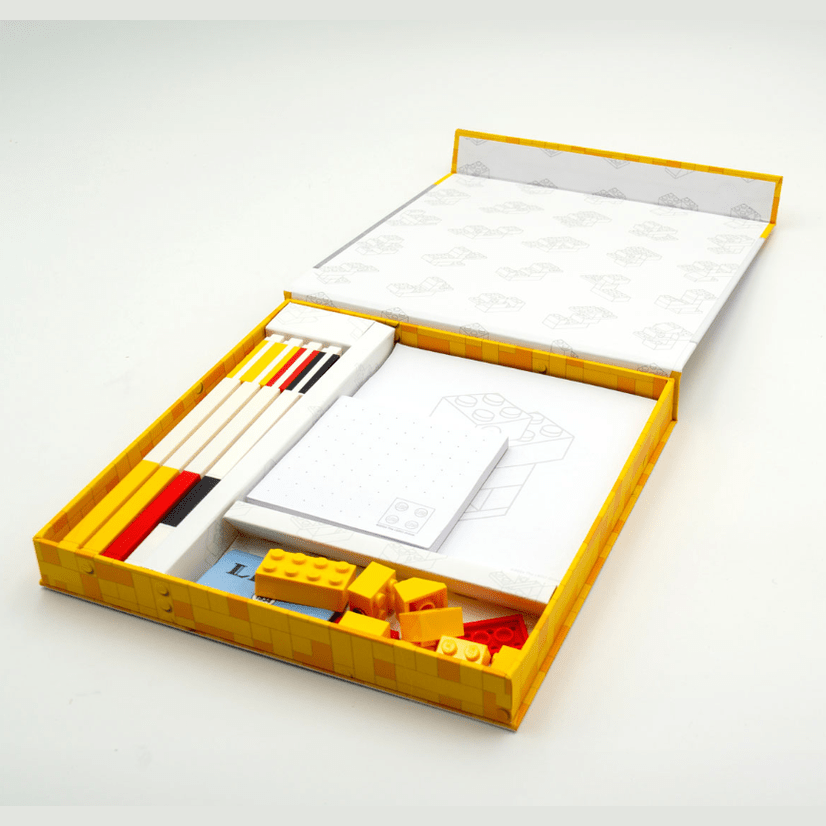 Conjunto Creatividade Lego 7 artigos - Papelaria Encantada