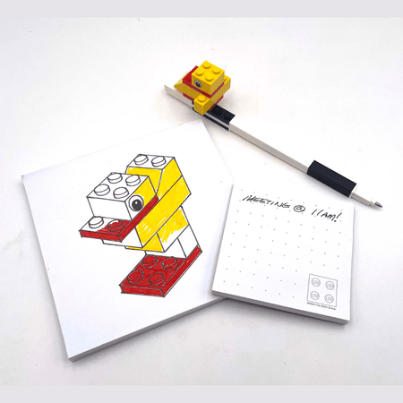 Conjunto Creatividade Lego 7 artigos - Papelaria Encantada