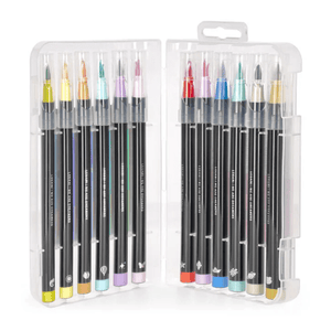 Conjunto de 12 marcadores de pincel pastel Legami - Papelaria Encantada