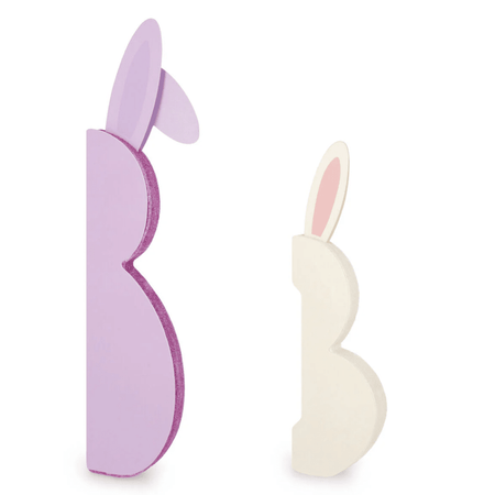 Conjunto de 2 coelhinhos de papel dobráveis - Feliz Páscoa - Legami - Papelaria Encantada