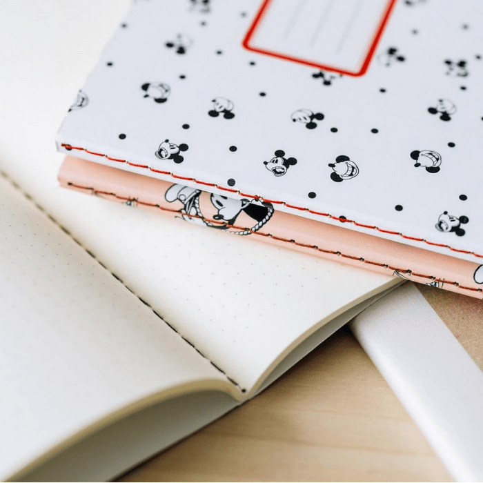 Conjunto de 3 cadernos A5 Mickey - Papelaria Encantada
