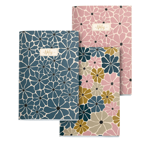 Conjunto de 3 Cadernos Lisos Miquelrius Boho Essence - Papelaria Encantada