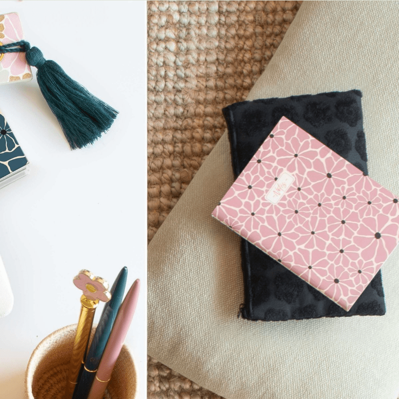 Conjunto de 3 Cadernos Lisos Miquelrius Boho Essence - Papelaria Encantada