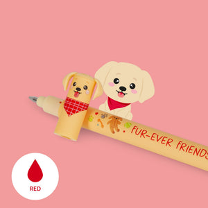 Conjunto de 3 canetas apagáveis Legami fur ever friends - Papelaria Encantada