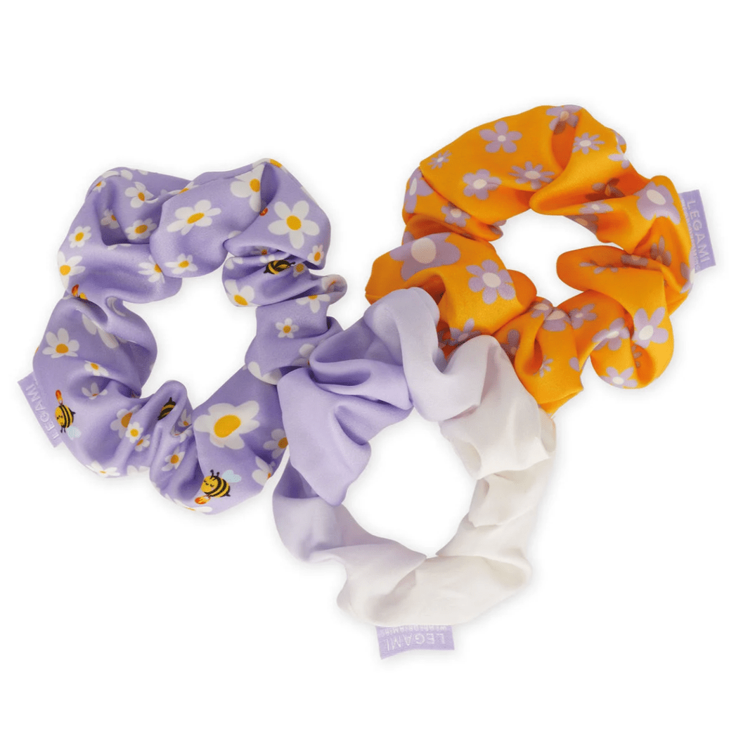 Conjunto de 3 elásticos para cabelo - abelha - Legami - Papelaria Encantada