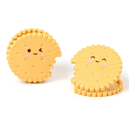 Conjunto de 4 fixadores de saco - Biscoito - Legami - Papelaria Encantada