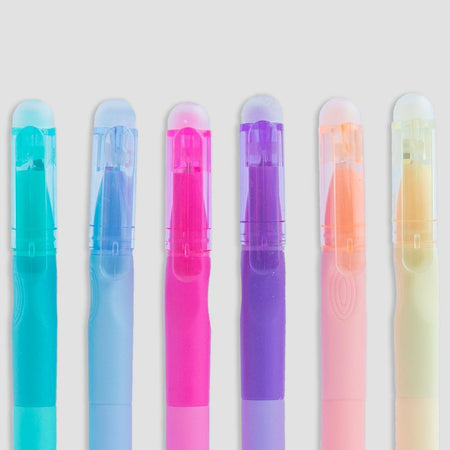 Conjunto de 6 canetas de cores de apagar para escrever e recomeçar - Mr. Wonderful - Papelaria Encantada