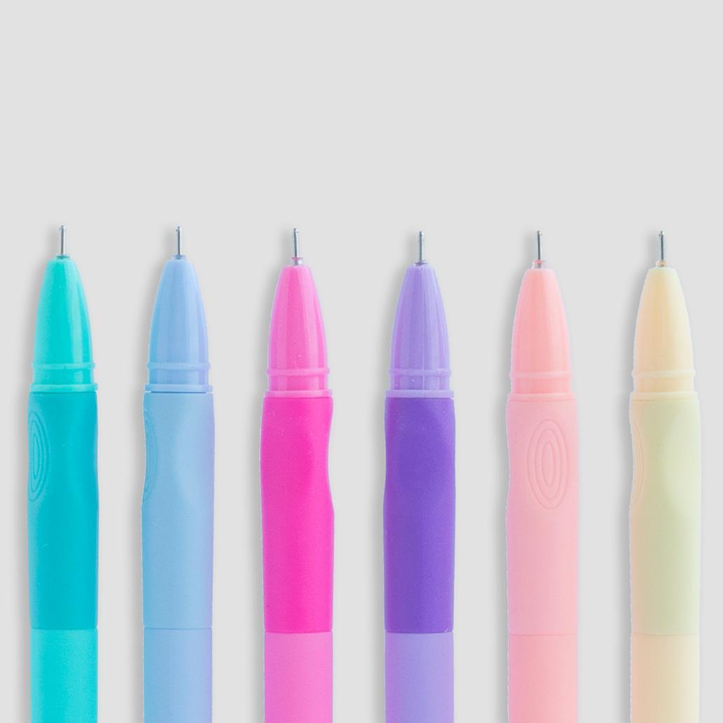 Conjunto de 6 canetas de cores de apagar para escrever e recomeçar - Mr. Wonderful - Papelaria Encantada