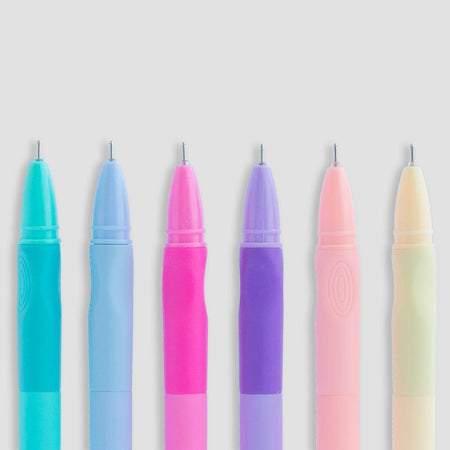 Conjunto de 6 canetas de cores de apagar para escrever e recomeçar - Mr. Wonderful - Papelaria Encantada
