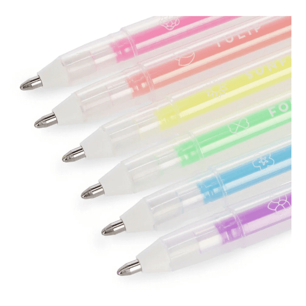 Conjunto de 6 canetas de gel Pastel Legami - Spring is in the air - Papelaria Encantada