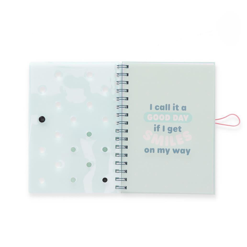 Conjunto de Caderno A5 com Pins - Para o pessoal de Saúde - Mr. Wonderful - Papelaria Encantada