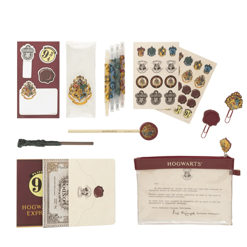 Conjunto de escrita Harry Potter - Papelaria Encantada
