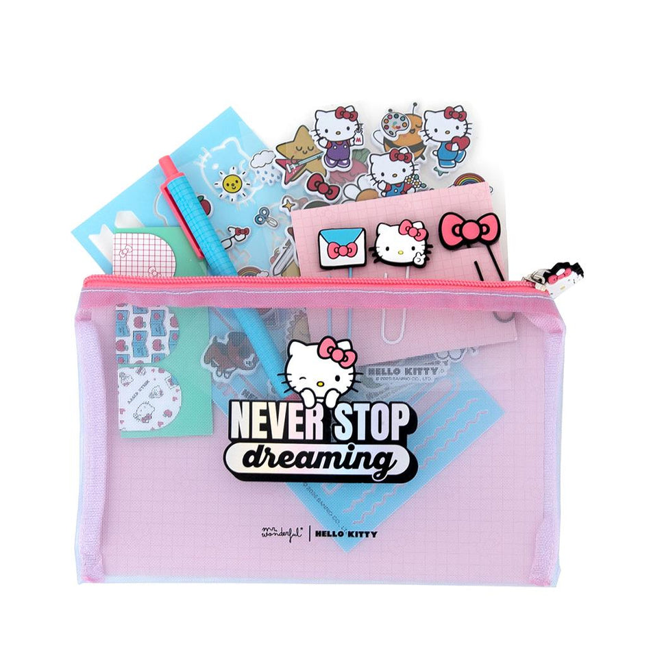 Conjunto de escrita Hello Kitty Mr.wonderful - Papelaria Encantada