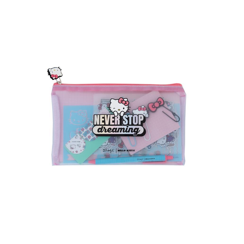 Conjunto de escrita Hello Kitty Mr.wonderful - Papelaria Encantada