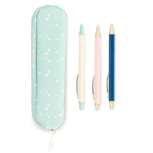 Conjunto de Escrita - Polka Dots Mr. Wonderful - Papelaria Encantada