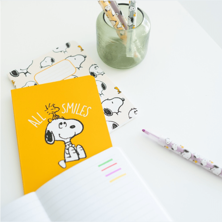 Conjunto de escrita snoopy - Papelaria Encantada