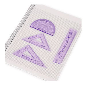 Conjunto de geometria Gato - Você arrasa! Legami - Papelaria Encantada