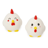 Conjunto de Saleiro e Pimenteiro de Cerâmica Galinha Legami - Papelaria Encantada