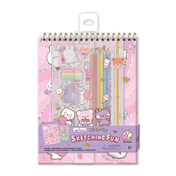 Conjunto Escrita Divertida Sketching Fun - Papelaria Encantada