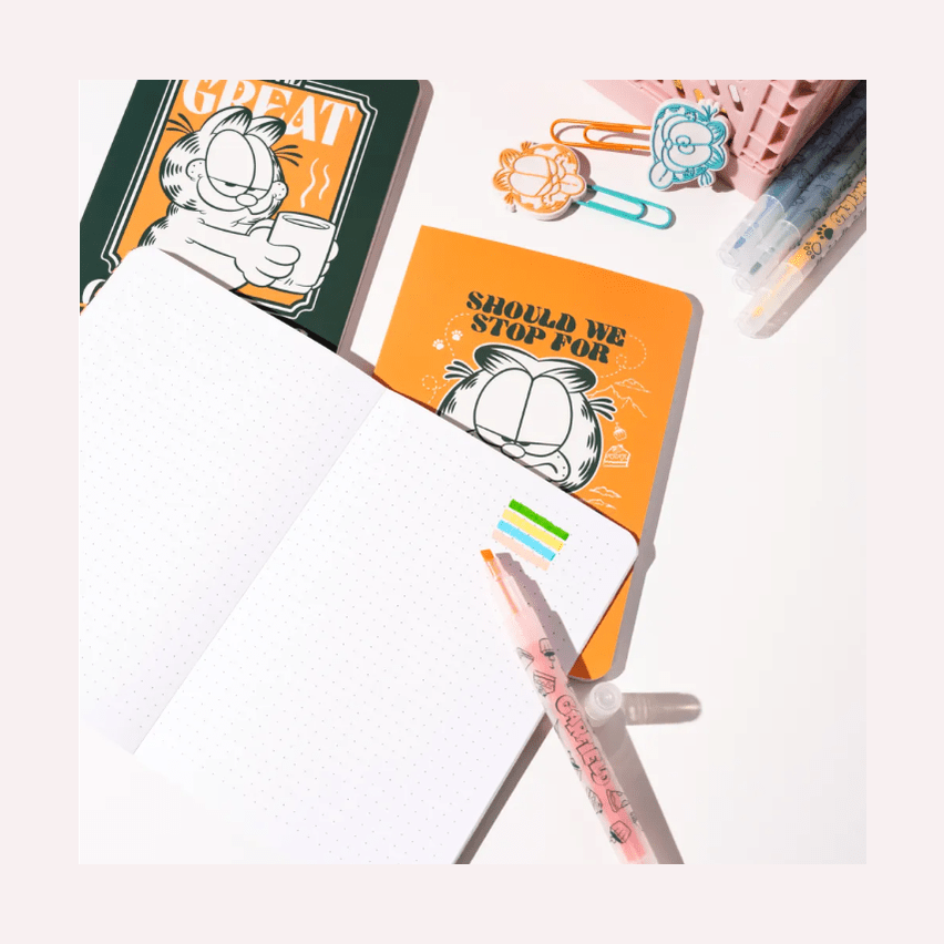 Conjunto escrita Garfield - Papelaria Encantada