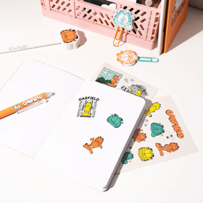 Conjunto escrita Garfield - Papelaria Encantada