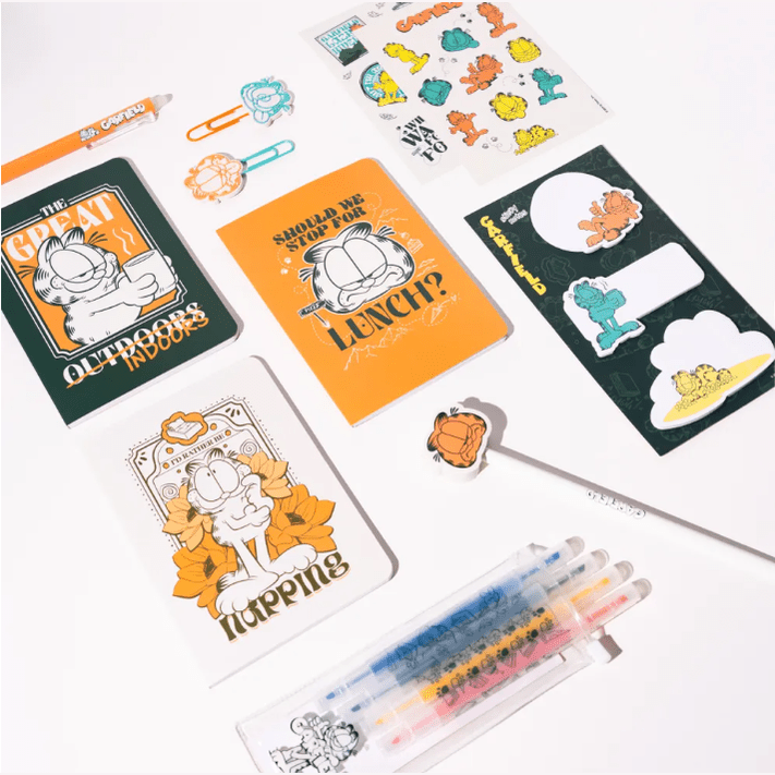 Conjunto escrita Garfield - Papelaria Encantada