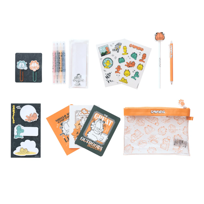 Conjunto escrita Garfield - Papelaria Encantada