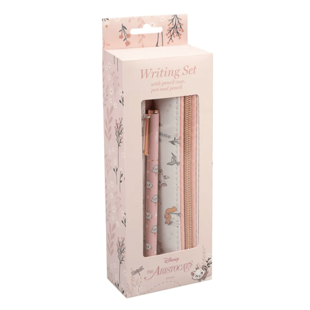 Conjunto Estojo com caneta e lápis disney bonjour Marie - Papelaria Encantada