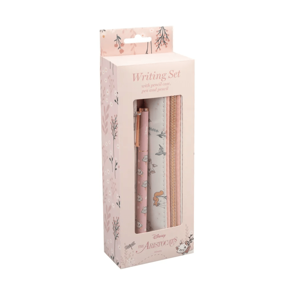 Conjunto Estojo com caneta e lápis disney bonjour Marie - Papelaria Encantada