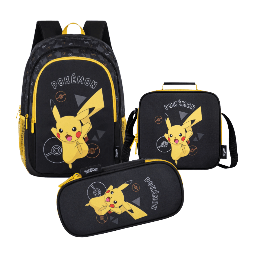 Conjunto Flash Pokemon - Papelaria Encantada