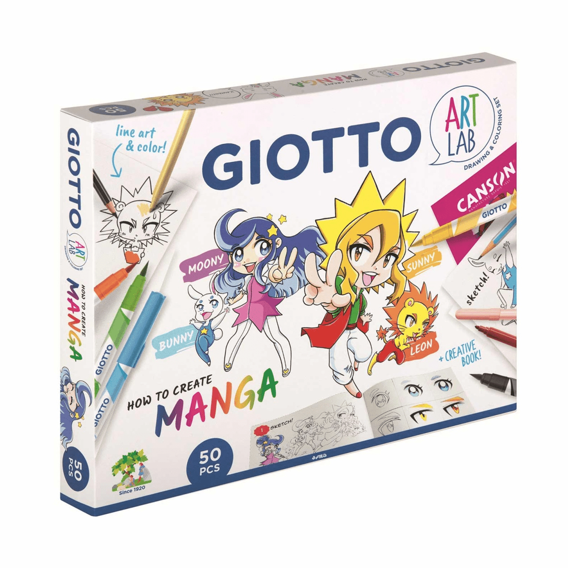 Conjunto GIOTTO Art Lab Mangá - Papelaria Encantada
