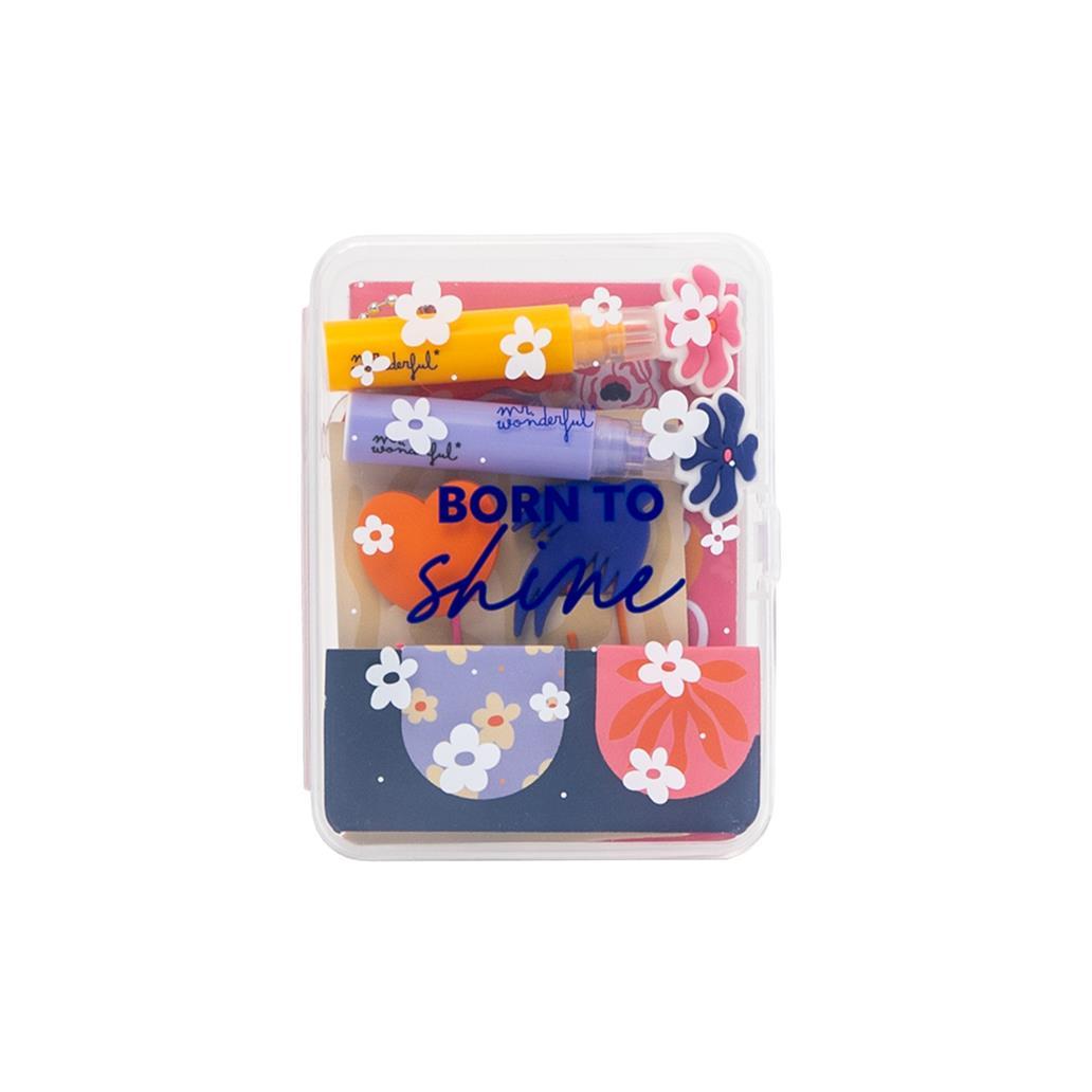 Conjunto para decorar a tua Agenda - Born to shine - Mr.wonderful - Papelaria Encantada